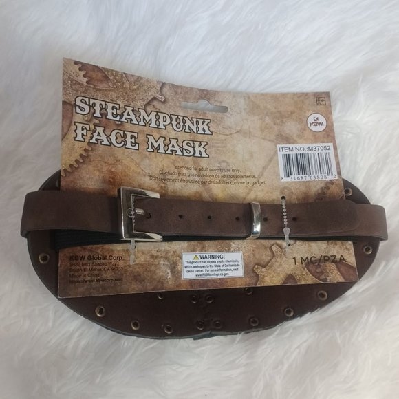 *NWT* KBW Adult Novelty Steampunk Face Mask - Picture 4 of 4